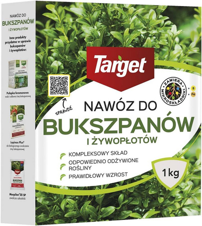 Nawóz do bukszpanów i żywopłotów – z mikroelementami – 1 kg Target