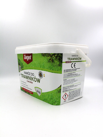 Nawóz do trawnika z mchem (wspiera usuwanie mchu) – 4 kg Target