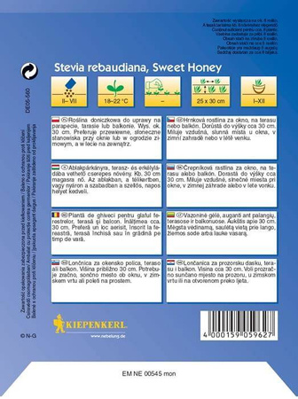 Stewia 'Sweet Honey' – Nasiona – Kiepenkerl