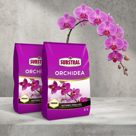 Podłoże do storczyków i orchidei – ziemia do sadzenia – 3 l Substral (Zestaw 2 szt.)