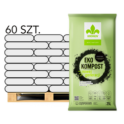 Kompost Eko – BIOAKTYWNY – Paleta 60x25 l Kronen