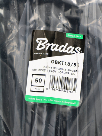 Kotwy Szpilki Mocujące Obrzeże 18 cm – 50 szt. Bradas