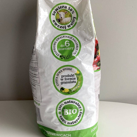 Nawóz Naturalny Z Wełną Owczą – Uniwersalny – 4 kg Fertilan L