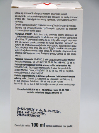 Limocide 3w1 na choroby i szkodniki – mączniak, szara pleśń, rdza, przędziorki, szpeciele, mszyce – 100 ml Sumin