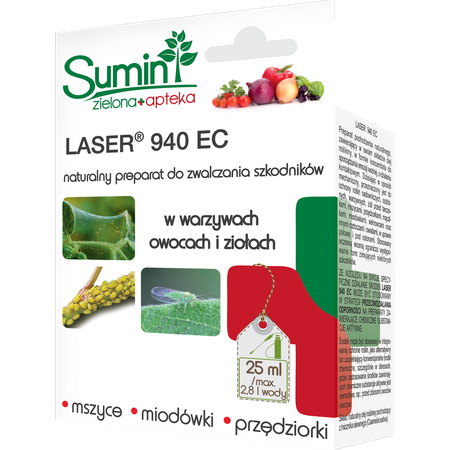 Laser 940 EC – Na Szkodniki Warzyw, Owoców i Ziół – 25 ml Sumin