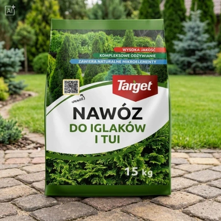 Nawóz do iglaków i tui z mikroelementami – zapobiega brązowieniu igieł – 15 kg Target