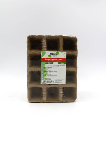 Paletka Doniczek Torfowych 12 komórek – 10 szt.