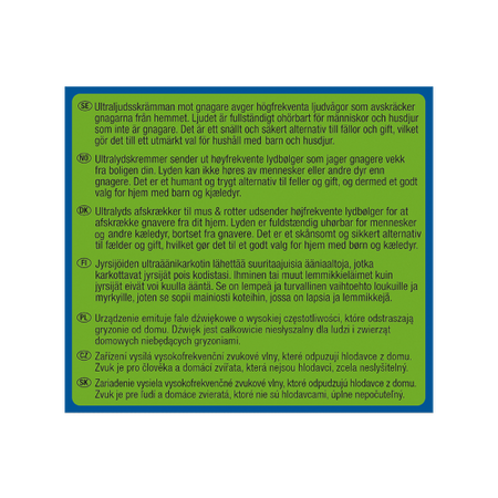 Ultrasonik Odstraszacz 80 m2 1 szt.