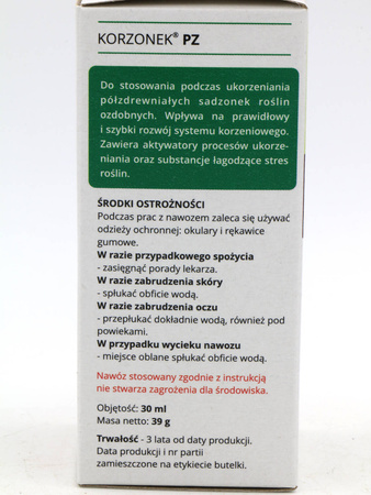 Korzonek PZ ukorzeniacz do sadzonek półzdrewniałych – 30 ml Target