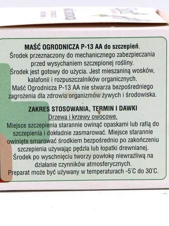 Maść Ogrodnicza P-13 AA – Do Smarowania Ran Drzew i Krzewów – 100 g Sumin
