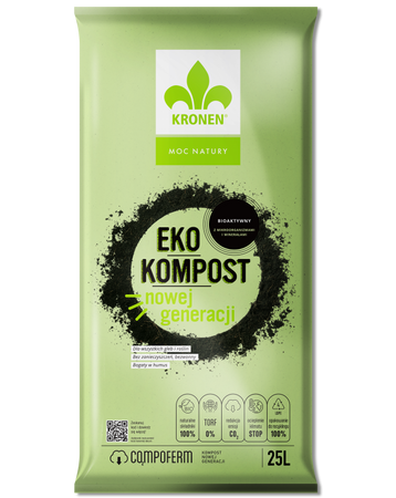 Kompost Eko – BIOAKTYWNY – 25 l Kronen