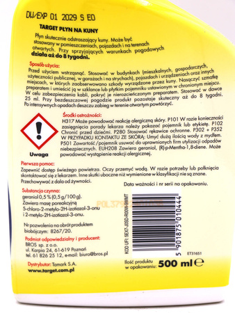 Płyn Na Kuny – 500 ml Target