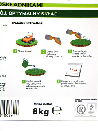 Nawóz do trawnika regeneracyjny – 8 kg Target