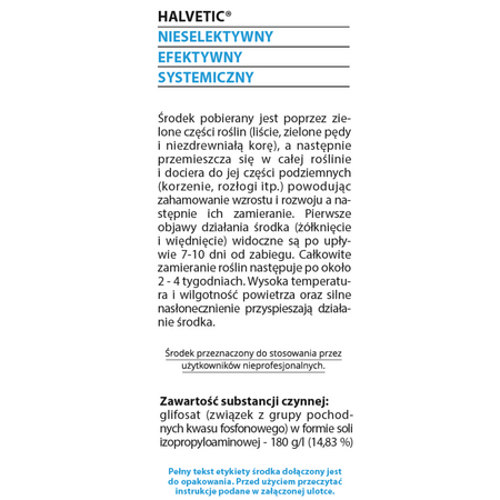 Halvetic – zwalcza chwasty z korzeniami – 50 ml Target
