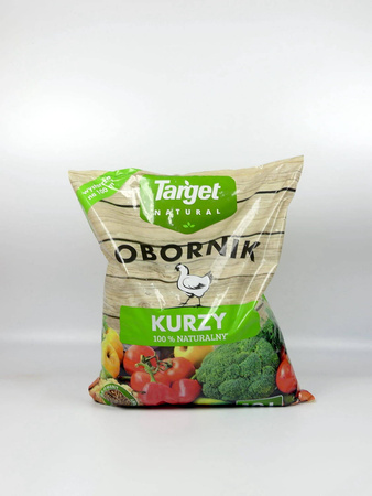 Obornik kurzy granulowany – nawóz do warzyw, owoców, trawników i roślin ozdobnych – 10 l Target