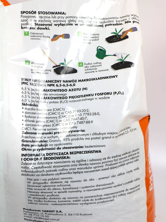 Nawóz uniwersalny do warzyw, owoców i kwiatów – 10 kg Target