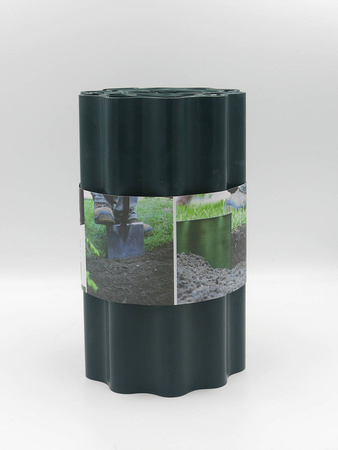 Obrzeże Trawnikowe Faliste ZIELONE – 25 cm x 9 m Bradas