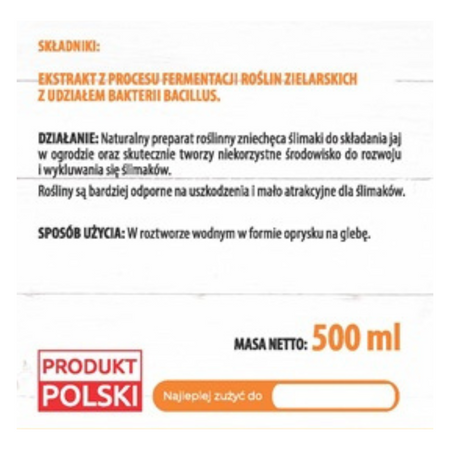 Ekstrakt na ślimaki – preparat z bakteriami – 500 ml Target