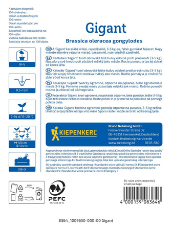 Kalarepa 'Gigant' – Na Późny Zbiór – Kiepenkerl