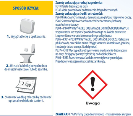 Tabletki Biologiczne Premium Do Szamba i Oczyszczalni – 12 szt. Target
