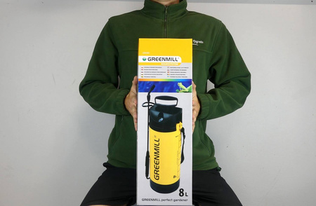 Opryskiwacz Ciśnieniowy z Manometrem – Z Akcesoriami – 8 l Greenmill