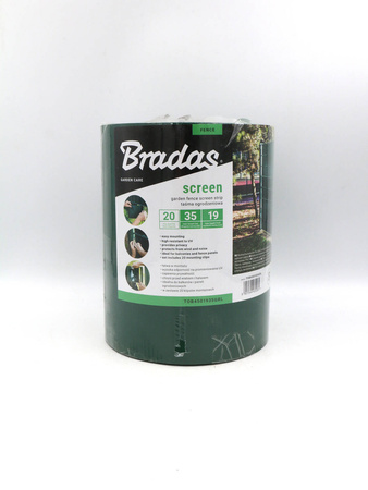 Taśma Ogrodzeniowa – Zielona – 19 cm x 35 m Bradas
