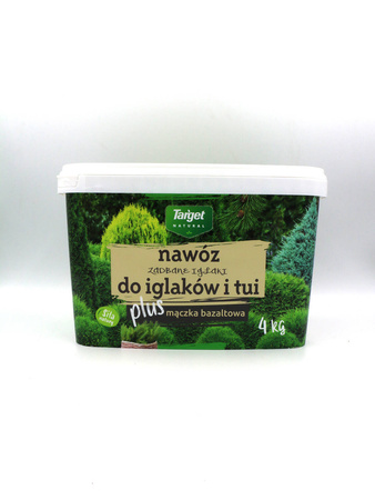 Nawóz do iglaków i tui z mączką bazaltową – zwiększa odporność roślin – 4 kg Target