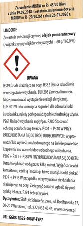 Limocide 3w1 na przędziorki, mszyce, skoczki – zwalcza szarą pleśń, rdzę i mączniaka – 30 ml Protect Garden