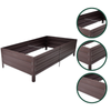 Warzywniak – podwyższona grządka – brąz 150 x 75 x 30 cm Vegano