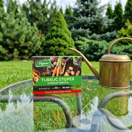 Turkuć Stoper 25 MLN – nicienie na turkucia i inne szkodniki – Vegano Turkuc_Stoper_na_trawniku_w_ogrodzie