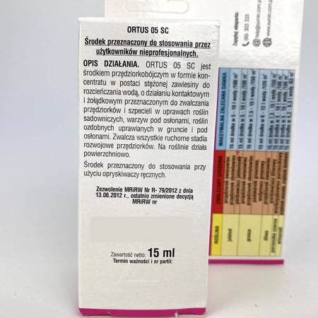 Ortus 05 SC – Na Przędziorki i Szpeciele – 15 ml Sumin