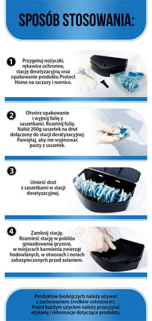 Rodicum Extra – Pasta Trutka Na Szczury i Nornice – 200 g (20x10 g) Protect Home