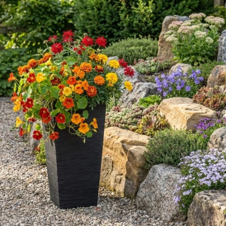 Doniczka łupek PHOENIX SEAGRASS 33x33x61cm Multy Home