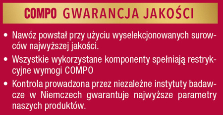 Nawóz do róż w gruncie i w donicach – długo działający – 850 g Compo