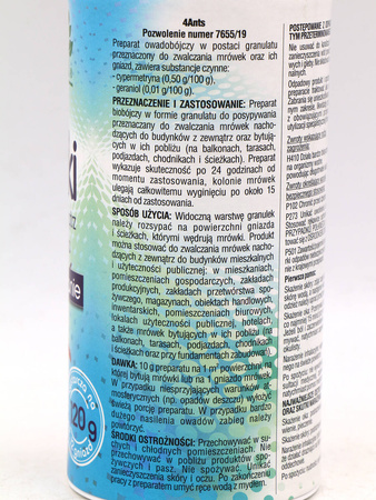 Granulat Na Mrówki Mrówkozol 120 g