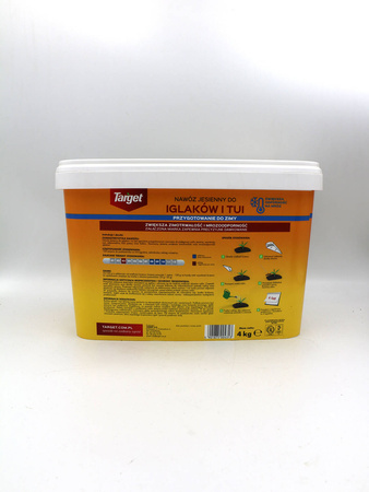 Nawóz Do Iglaków i Tui – Jesienny – 4 kg Target