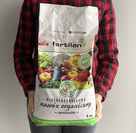 Nawóz Naturalny Z Wełną Owczą – Uniwersalny – 4 kg Fertilan L