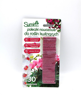 Pałeczki Nawozowe – Do Roślin Kwitnących 30 szt. – Sumin