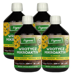 Wrotycz MIKROACTIV + mikroorganizmy – 2 l (4x500 ml) Vegano
