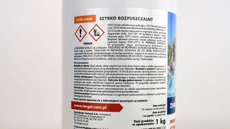 Extra Chlor – Zwalcza Glony, Bakterie i Grzyby – 1 kg Target Granulat