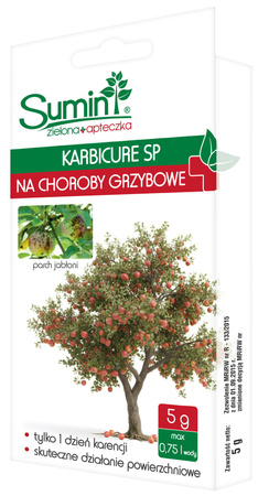Karbicure SP preparat na chorony (parch jabłoni) – 5 g Sumin