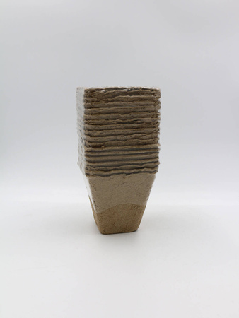 Doniczki Torfowe Kwadratowe 8x8 cm – 18 szt.