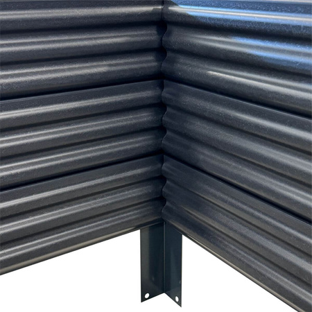 Warzywniak – podwyższana grządka – szary GPPS 150 x 75 x 30 cm Vegano