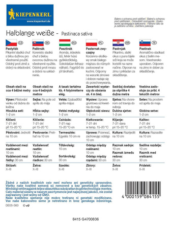 Pasternak Zwyczajny 'Halblange' – Kiepenkerl
