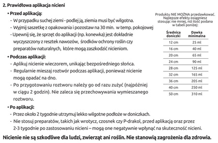 Ziemiórka Stoper – pożyteczne nicienie na ziemiórki 5 mln nicieni Vegano