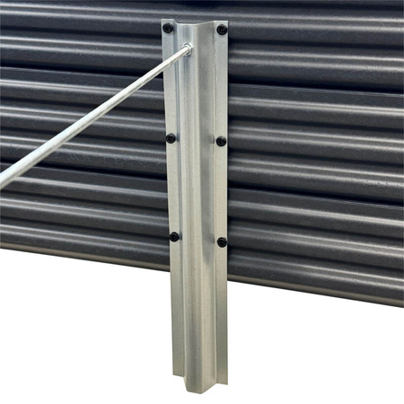 Warzywniak – podwyższana grządka – szary GPPS 150 x 75 x 30 cm Vegano