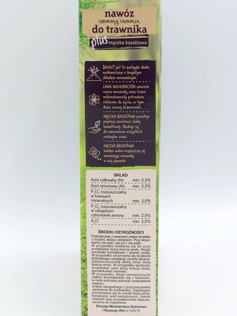 Nawóz do trawnika z mączką bazaltową dostarczający mikroelementami – 1 kg Target