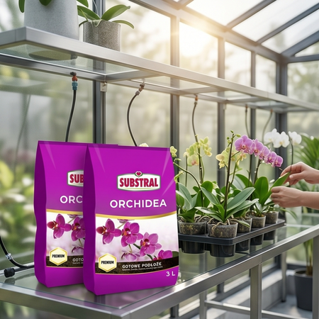 Podłoże do storczyków i orchidei – ziemia do sadzenia – 3 l Substral (Zestaw 2 szt.)
