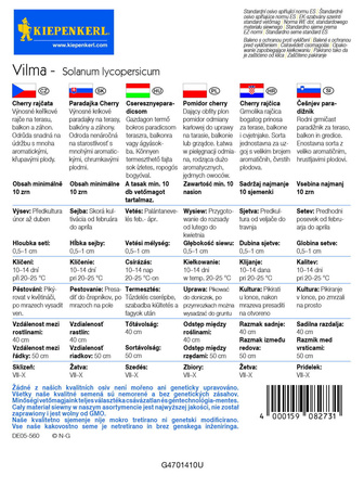 Pomidor Cherry 'Vilma' – Kiepenkerl
