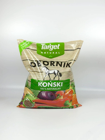 Obornik koński granulowany – nawóz do warzyw, owoców i trawnika – 10 l Target